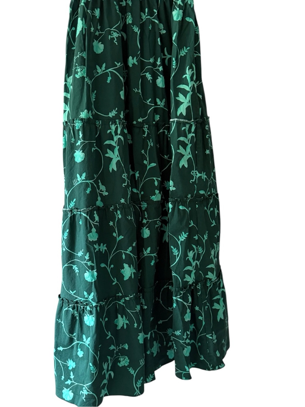 Hill House Home Ellie Nap Dress - Emerald Botanical - Excellent Condition - Picture 3 of 5